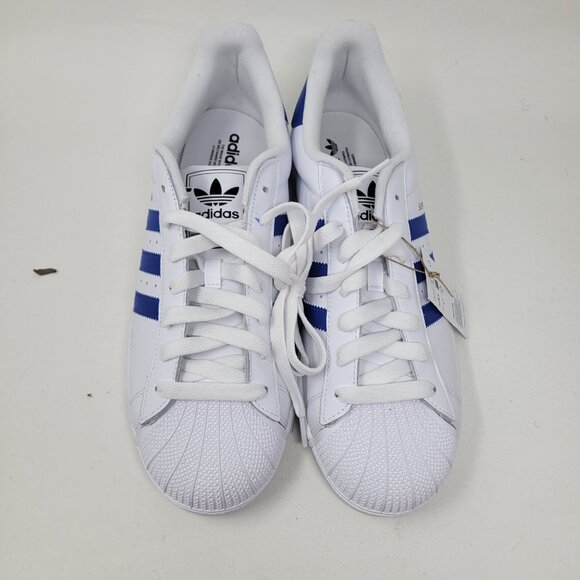 adidas Superstar II 2 White Blue JQ4729 US size 13 UK 12.5 Shell Toe Sneaker - Picture 5 of 9